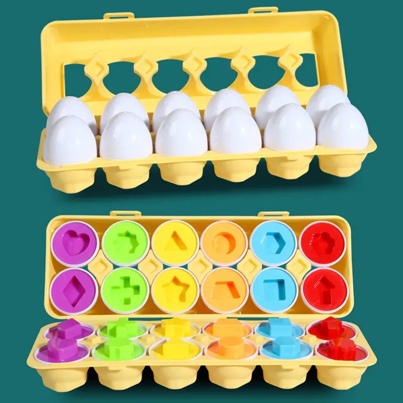 Egg Matching Educational Puzzle