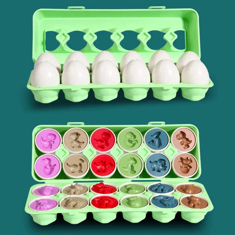 Egg Matching Educational Puzzle