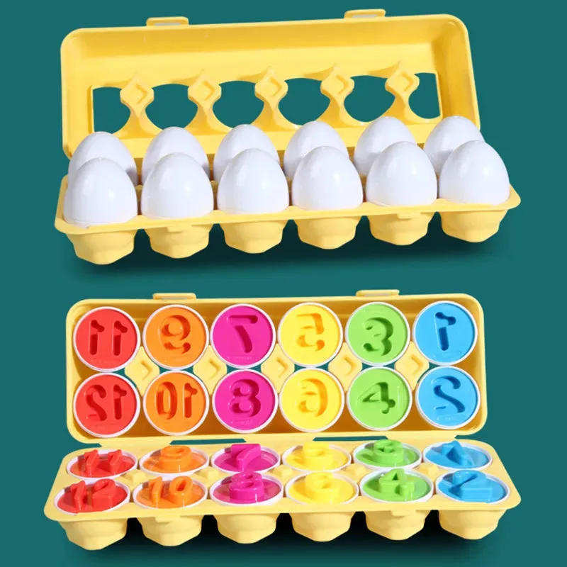Egg Matching Educational Puzzle