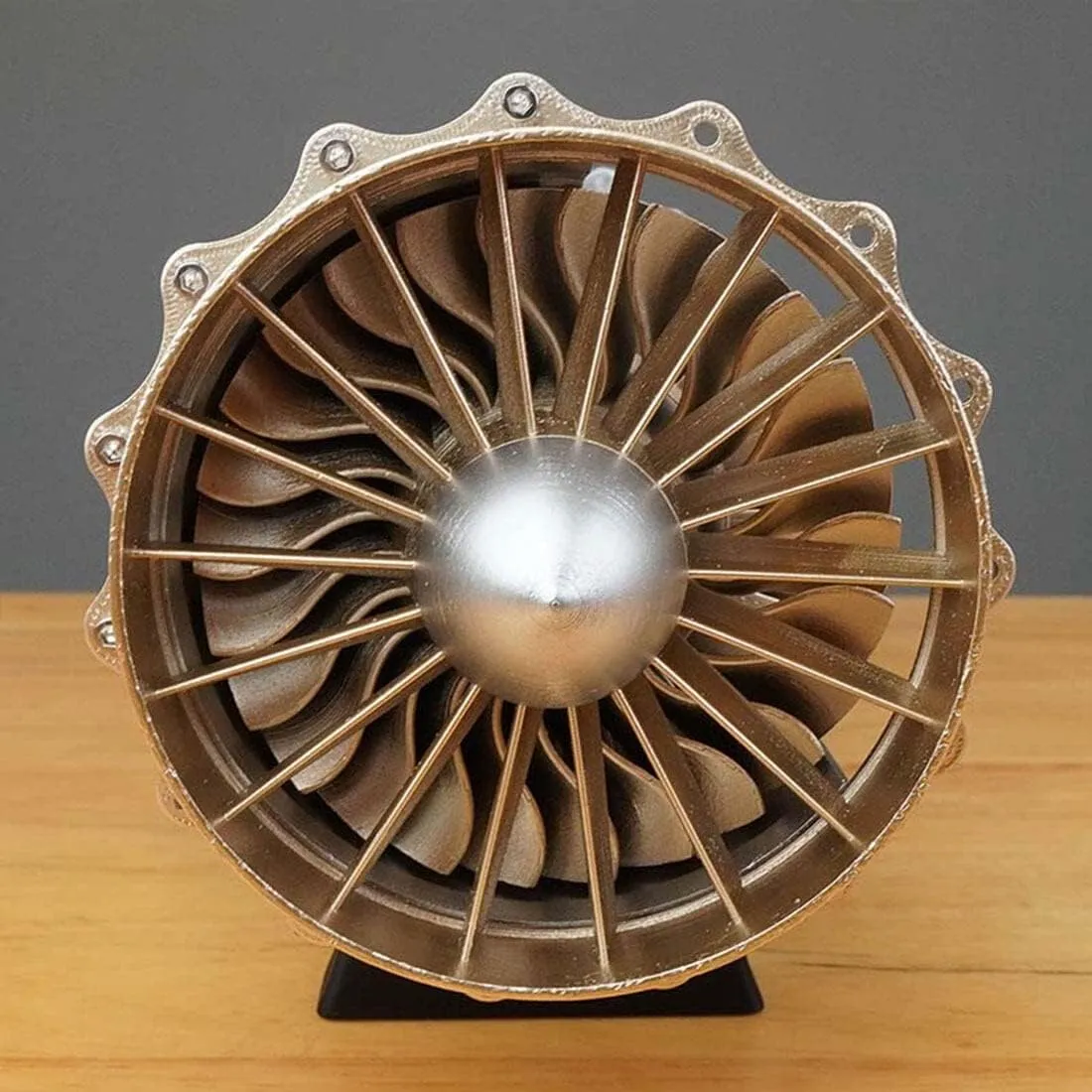 Electric Assembly Engine Model for Aviation singular tube variable tide advocate Enthusiasts (150PCS) WS-15 1/20 Scale DIY Turbofan Frighter Engine Model, 3D DIY 