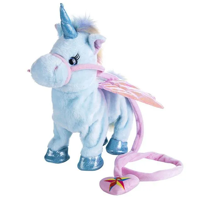 Electric Walking Unicorn Plush Toy for Children on SALE