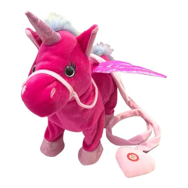 Electric Walking Unicorn Plush Toy for Children on SALE