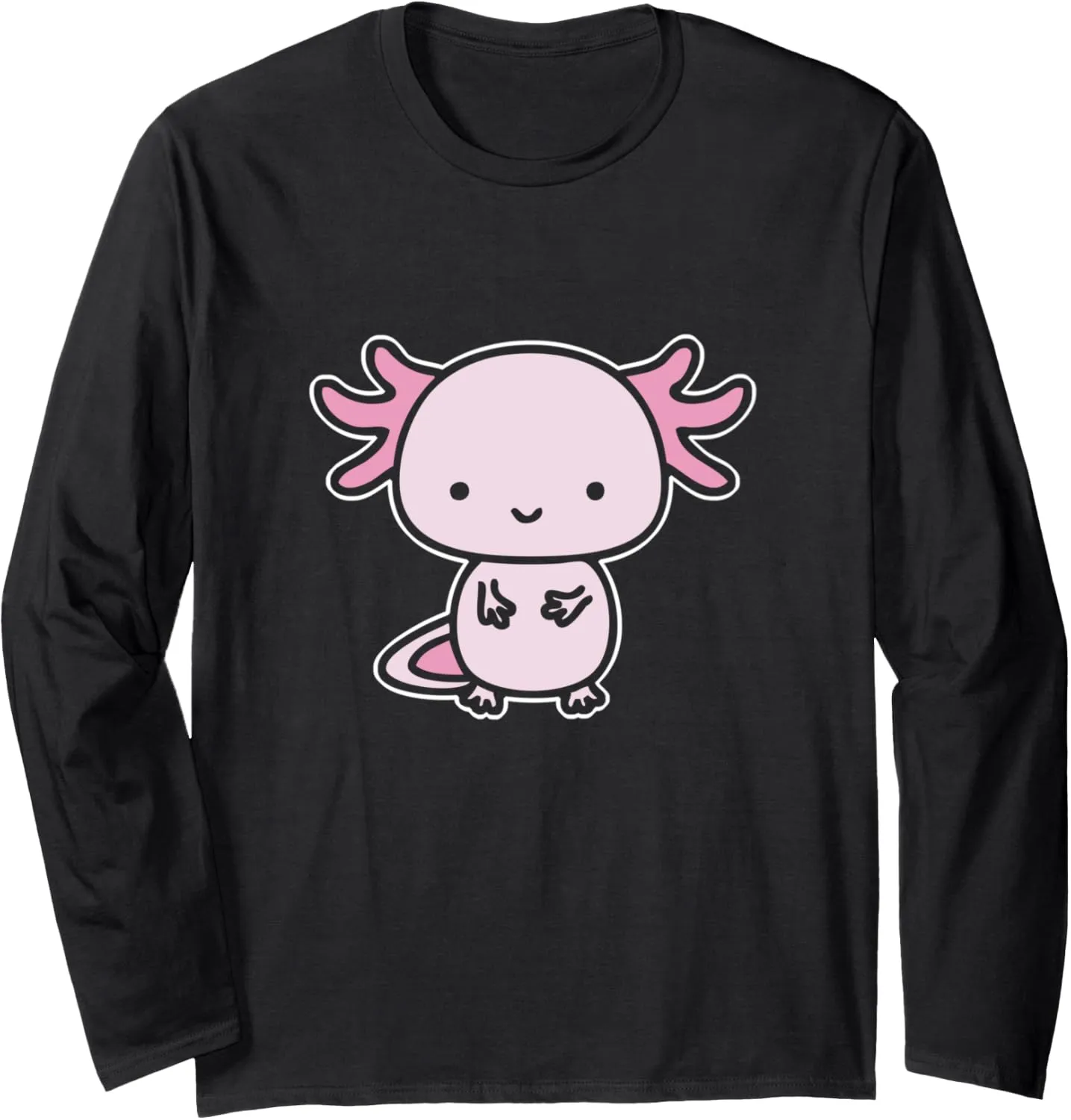eon restrict impetus Walking Fish Axolotl Long Sleeve T-Shirt Axolotl Inside Pocket Watching You$ 