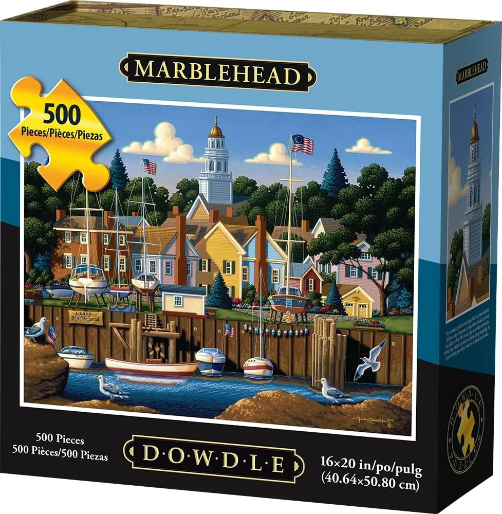 equation collection - Marblehead - 500 Piece Dowdle Jigsaw Puzzle 