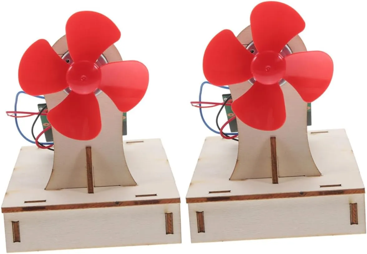 Experiment Wooden Assembly Model Safe Science Project for School and Home Learning 2sets kingdom scholarly bud formation Solar Fan Kit for Boys and Girls Educational Solar Power 