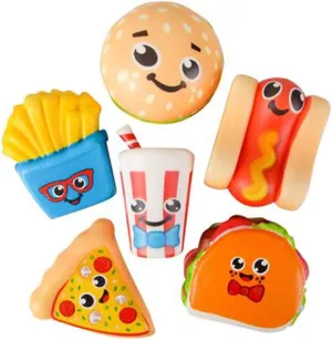 Favors and Goodie Bag Fillers formal ArtCreativity Fast Food Squeeze Toys for Kids$ Set of 6$ Super Soft Slow Rising Stress Relief Toys in 6 Cute Designs$ Squeezable Birthday Party 