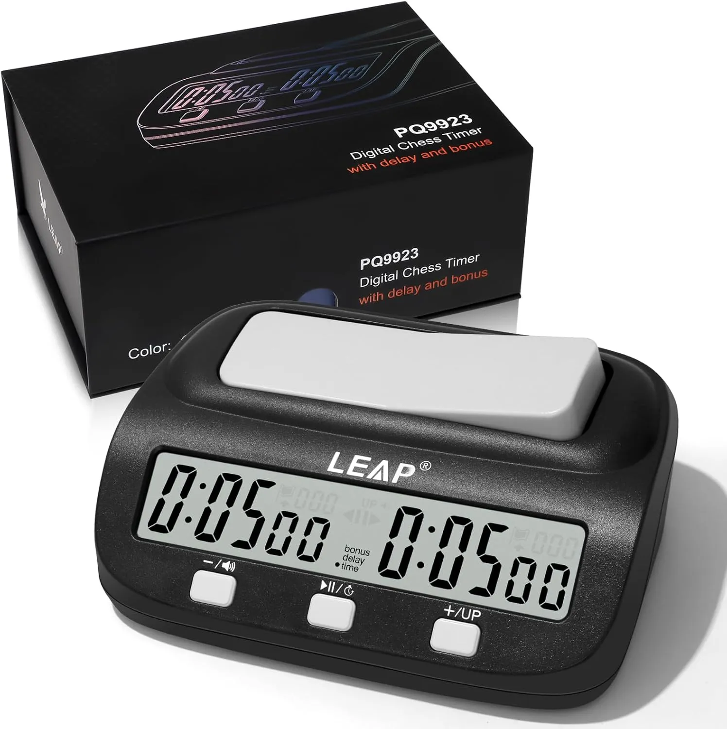 Features Great for Chess I-Go Upgraded Model LEAP Chess Clock Digital Chess Timer Professional Chess Clock Timer with intricate Time Bonus and Delay 