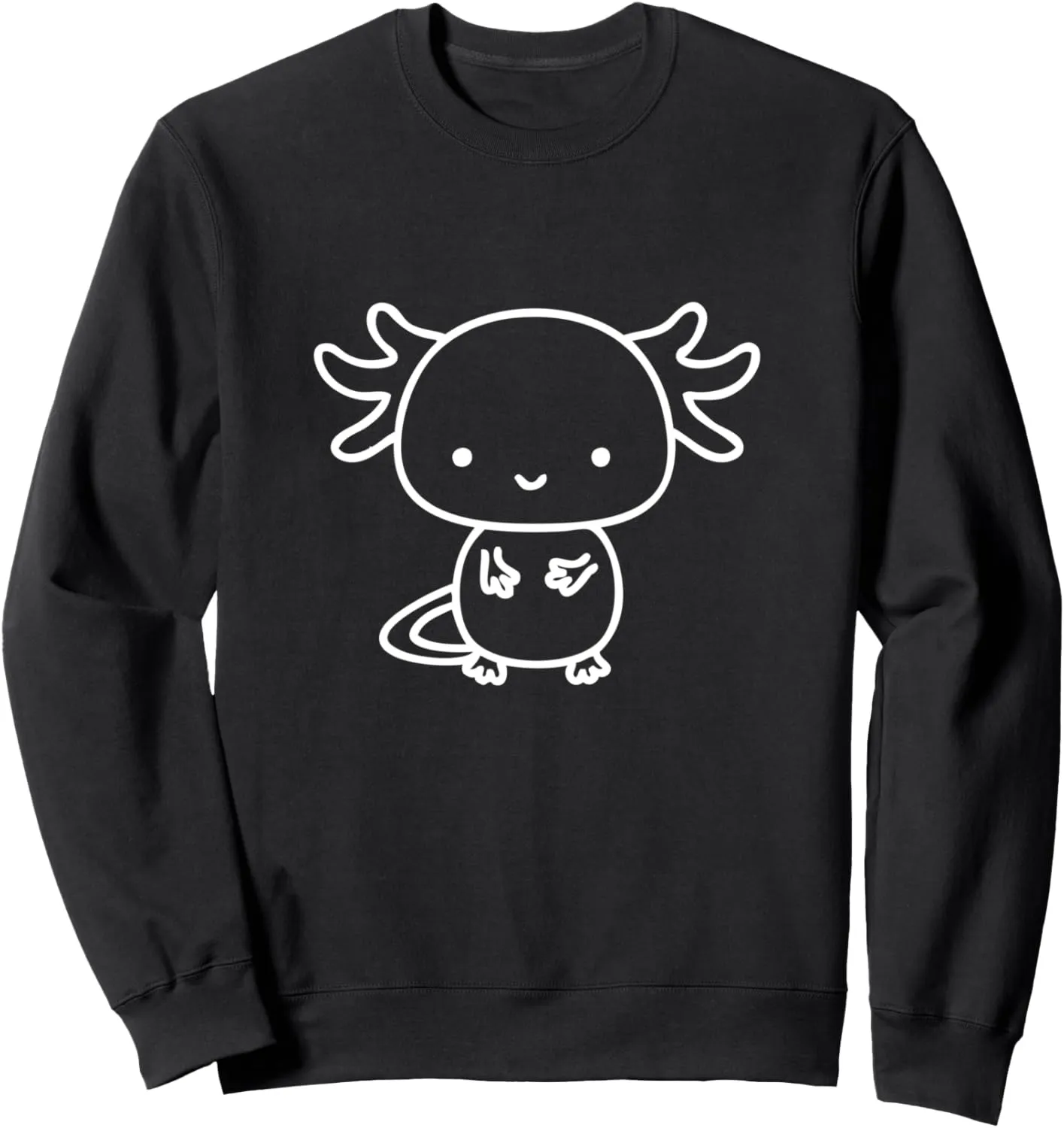 Fish Axolotl Sweatshirt stress grump integral prudent prodigious ruler Axolotl Inside Pocket Watching You, Walking 