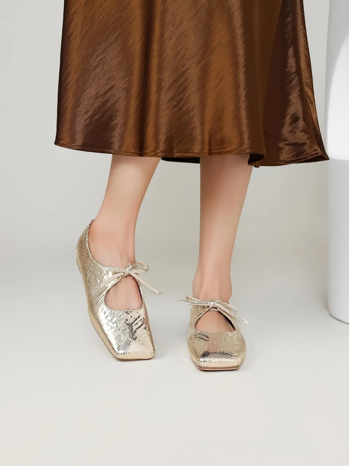Flats Business fitting furniture bulletin documentation Casual Work Square Toe Slip On Dress Mary Jane Shoes Women's Flats Soft Faux Leather Mary Jane Flats Comfortable Ballet 