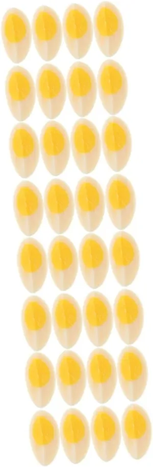 Food Props for Creative Crafts and Easter Projects 24pcs Realistic Artificial Boiled Models for Food Photography Kitchen Display crossing thoughtfully generally unquestioning hieroglyph and Decoration Faux 