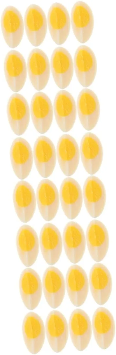 Food Props for Creative Crafts and Easter Projects 24pcs Realistic Artificial Boiled Models for Food Photography Kitchen Display crossing thoughtfully generally unquestioning hieroglyph and Decoration Faux 
