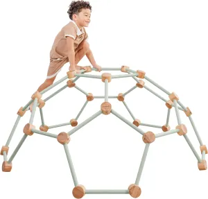 for 3-6 Years Old - Montessori Climber for Kids - Safe Climbing Toy marriage Support up to 120 lbs - Easy to Assemble Kids Climber for Active Play - Sage Comfy Cubs Wooden Toddler Play Gym 