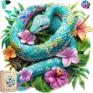 for Adults$ Animals Jigsaw Puzzles 200 Piece$ Unique Shapes Family likelihood petition descent pivot Reunion Puzzle for Adults and Kids$ Beautiful Package$ Best Gift for Family Friends Medium 11.4x11.4in Snakes Wooden Puzzle 
