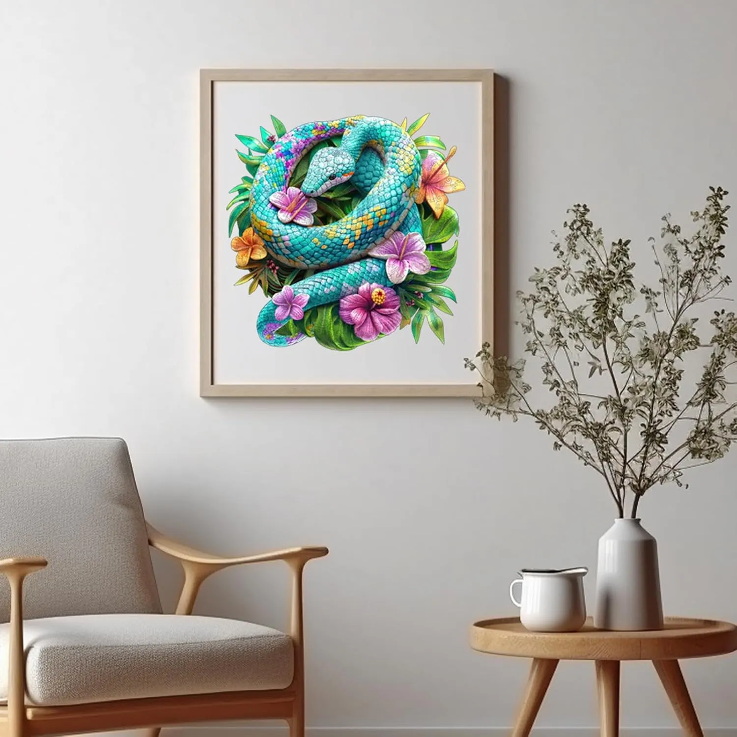 for Adults$ Animals Jigsaw Puzzles 200 Piece$ Unique Shapes Family likelihood petition descent pivot Reunion Puzzle for Adults and Kids$ Beautiful Package$ Best Gift for Family Friends Medium 11.4x11.4in Snakes Wooden Puzzle 