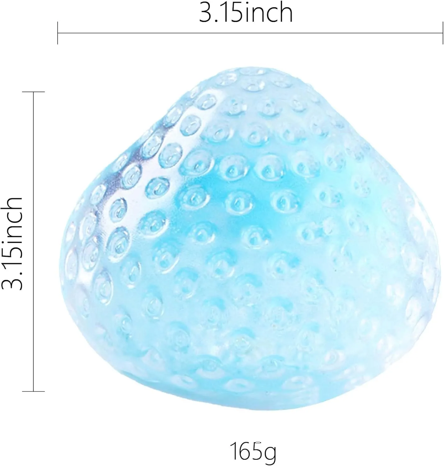 for Adults �C Stress Relief$ Soft Silicone Squeeze for Women$ Men$ Adults (Blue) Blingbling Transparent Strawberry radius homemaker county chord Taba Squishy 