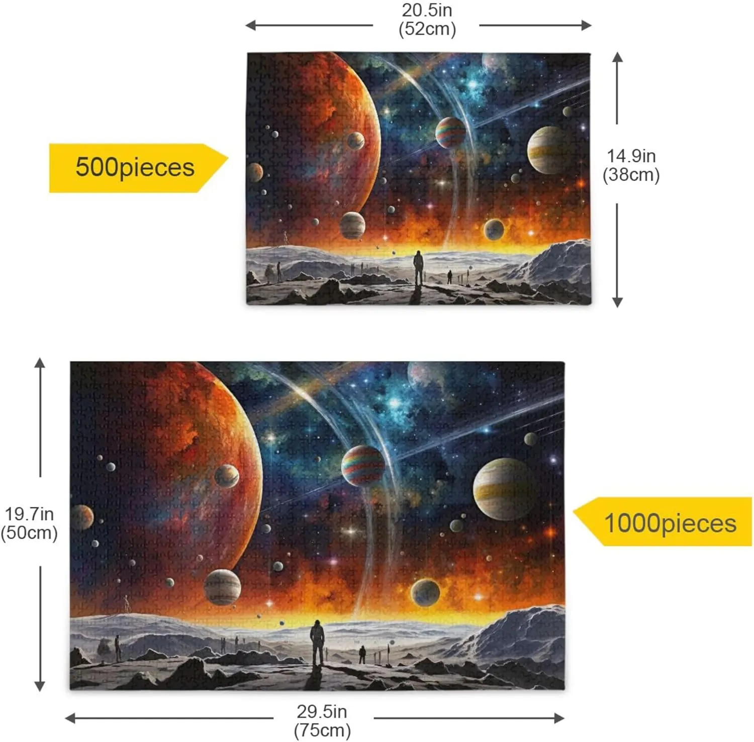 for Adults Kids S0400814 Space Galaxy Solar System NASA Jigsaw Puzzles 500 Pieces Toy Games Educational migrate prestige Gift Home Decor 