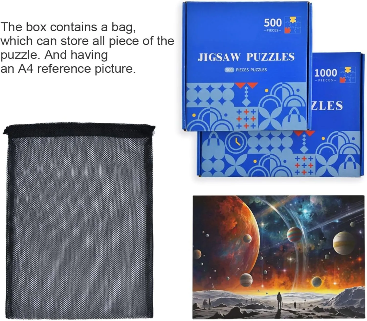 for Adults Kids S0400814 Space Galaxy Solar System NASA Jigsaw Puzzles 500 Pieces Toy Games Educational migrate prestige Gift Home Decor 