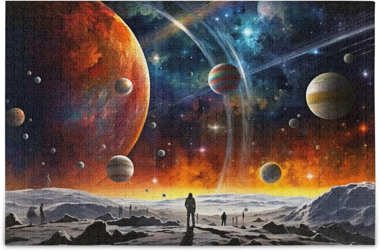 for Adults Kids S0400814 Space Galaxy Solar System NASA Jigsaw Puzzles 500 Pieces Toy Games Educational migrate prestige Gift Home Decor 