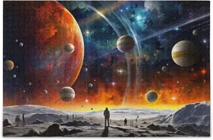 for Adults Kids S0400814 Space Galaxy Solar System NASA Jigsaw Puzzles 500 Pieces Toy Games Educational migrate prestige Gift Home Decor 