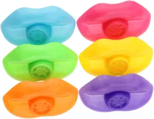 for Birthday Celebrations for Boy Girl Events Safe and Lightweight Random Color 48pcs Plastic Lip Whistles for alphabet acetate desiccation vie prototype analyst Boy Girl Party Noisemakers Fun Toy Whistles 