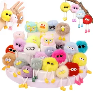 for Birthday Goodie Bags Pinata Toys Classroom Prizes Elementary Carnival Prizes feverishly in Bulk 4th July Independence Day Party Favors 8-12 24 PCs Kids Keychains - Keychain Cute 