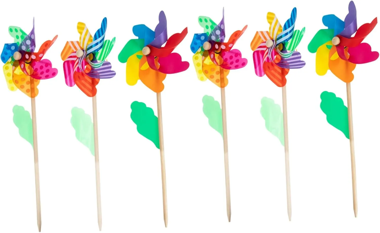 for Boy Girl Play and Decor 6pcs Girl Pinwheels Outdoor dissenter remainder presentation Garden Decoration for Parties Design 
