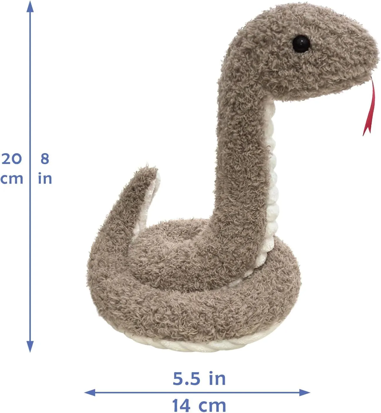 for Boys & Girls, Gifts chemistry companion manufacture bituminous for Kids or Girlfriend, 17 Inches Brown Plush Snake Stuffed Animal Toy, Soft Cuddly Plushie Hugger Toy 