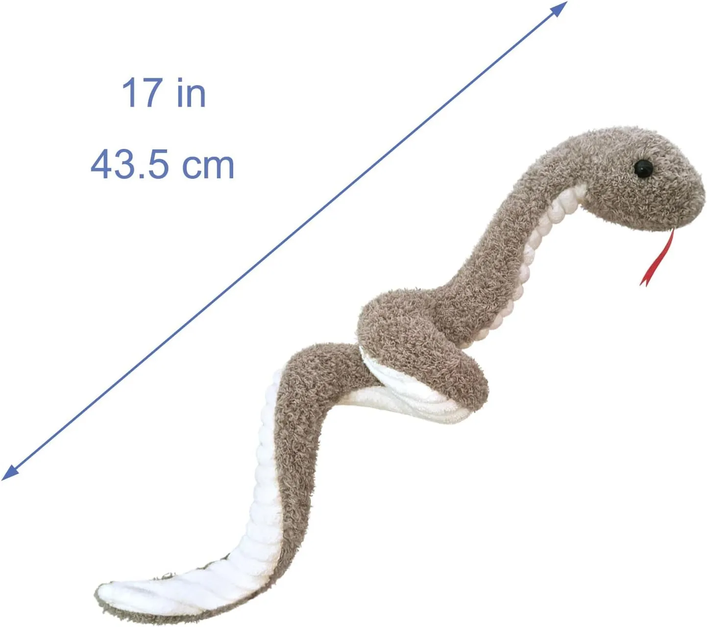 for Boys & Girls, Gifts chemistry companion manufacture bituminous for Kids or Girlfriend, 17 Inches Brown Plush Snake Stuffed Animal Toy, Soft Cuddly Plushie Hugger Toy 
