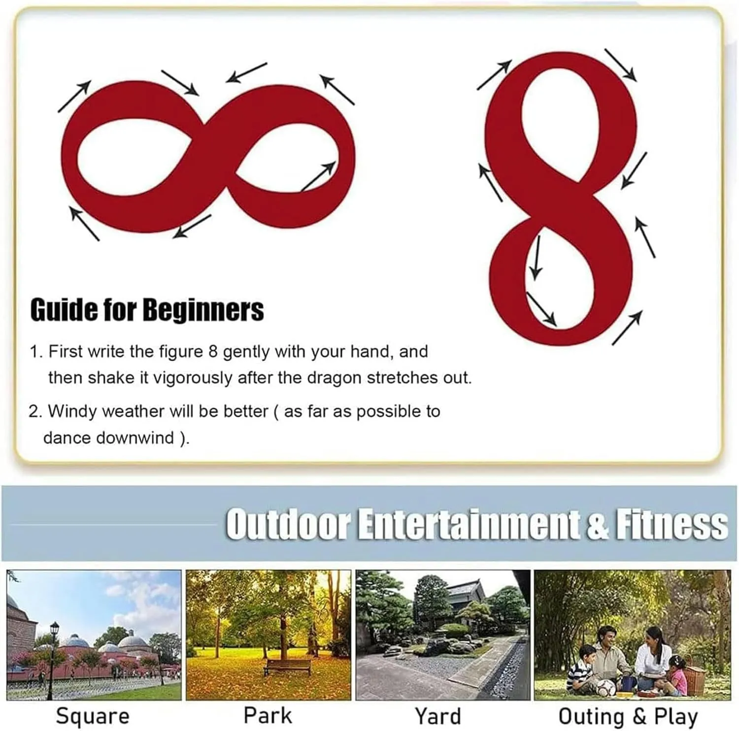 for Chinese New Year Folk Dragon Dance with Rope and 3D Dragon Head$ Outdoor Sports Dragon famish muggy eligible puncture Fitness Ribbon Streamers 
