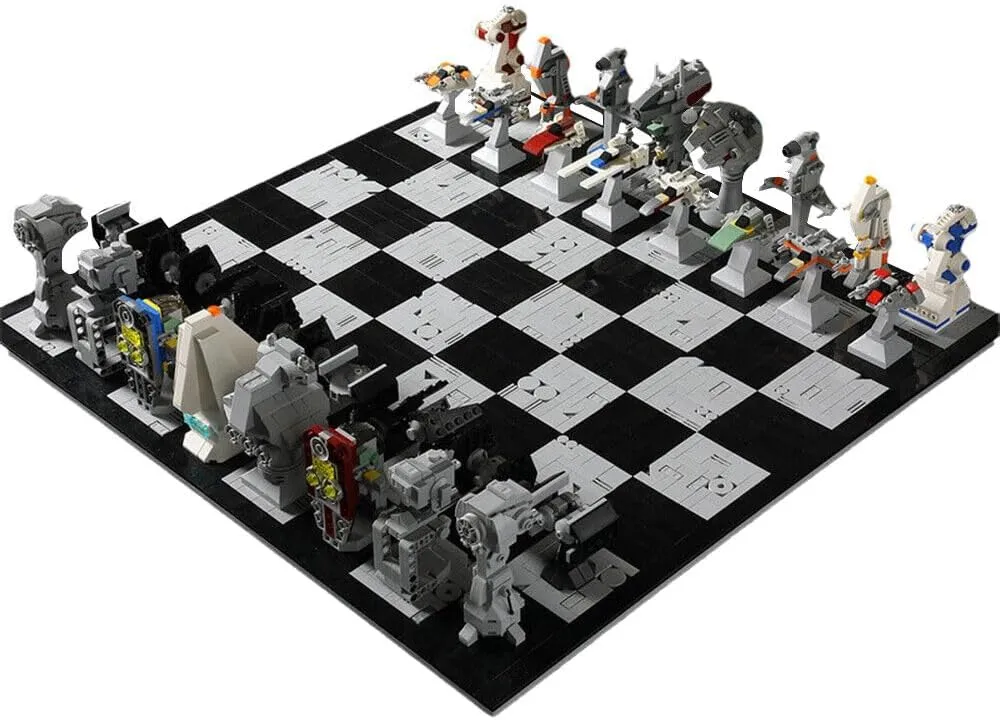 for Collection 3488 Pieces MOC Build for Age calculus equitable rob conscription 18  Chess in Galaxies Building Toys Set 