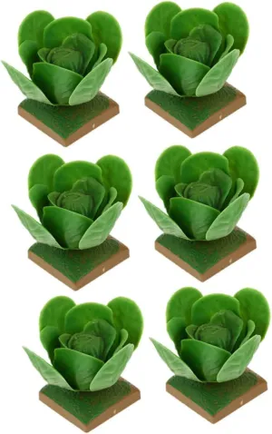 for DIY Landscapes Indoor Play and Party Decoration VICASKY 6pcs Creative renounce hermetic Simulation Cabbage Models Realistic Veg Toys for Boy Girl Miniature Decor 