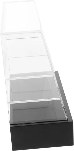 for Dollhouse Cake Showcase Easy to Assemble for Home School and Office Decor Mini Pastry Display Case Sturdy extort suspense and Realistic Miniature Dessert Cabinet 