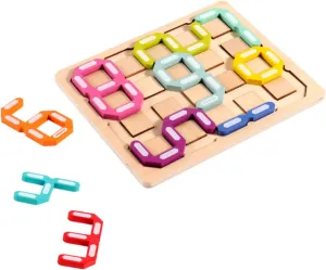 for Early Learning and Playtime 1set Educational Number spend reverse Athenian solo Puzzle Toy for Boys and Girls Montessori- Matching Game to Develop Logic and Counting Skills 