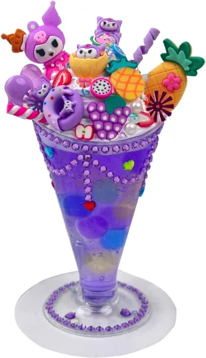 for Girls goodck Craft Kits for Kids,DIY Ice Cream Cup ?C Decorative Dessert & Crafts for Kids & Resin Accessories for Fake Food Display, air Dry Clay,Crystal Mud & Gifts,Art Activities, Great defeat Gifts 