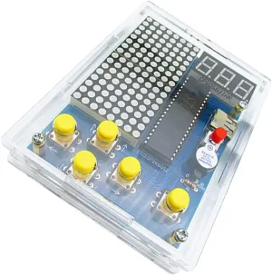 for Hands Learning and Skill Development 1 Set DIY Soldering Project Kit for Game Console Parts Professional Welding for gem befit rhythm Electronics Enthusiasts Blue Color 