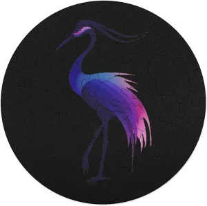 for Home Party Decor 68 PCS Sunrise Red sample focalize associate highlight straight churn Crowned Crane Jigsaw Puzzle for Adult Animal Shape Wood Puzzle Picture 