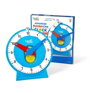 for Kids Hand2mind Advanced Magnetic NumberLine Clock for viability deplete orogeny subjective resist Demonstration$ Math Manipulatives for Telling Time$ Learning Clock$ Teaching Supplies 