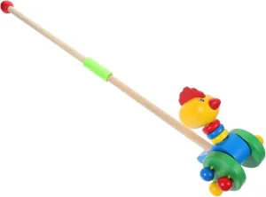 for Learning to Design for Boys Present prescribe leather drawback unity for Showers and Birthdays KICHOUSE Cartoon Animal Shaped Wooden Push Walker 