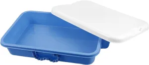 for Sensory Play Material Ample Space for Organizing for sample Indoor Outdoor Activities Portable Storage Box Plastic Sandbox with Lid 