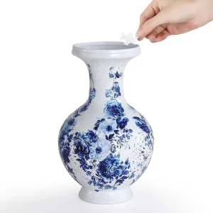 for Women$3D Art Jar Puzzles for House range Flowers Arrangements and Home Decoration (Peony) Led 3D Puzzle Vase for Adults Puzzle Planter Pot 