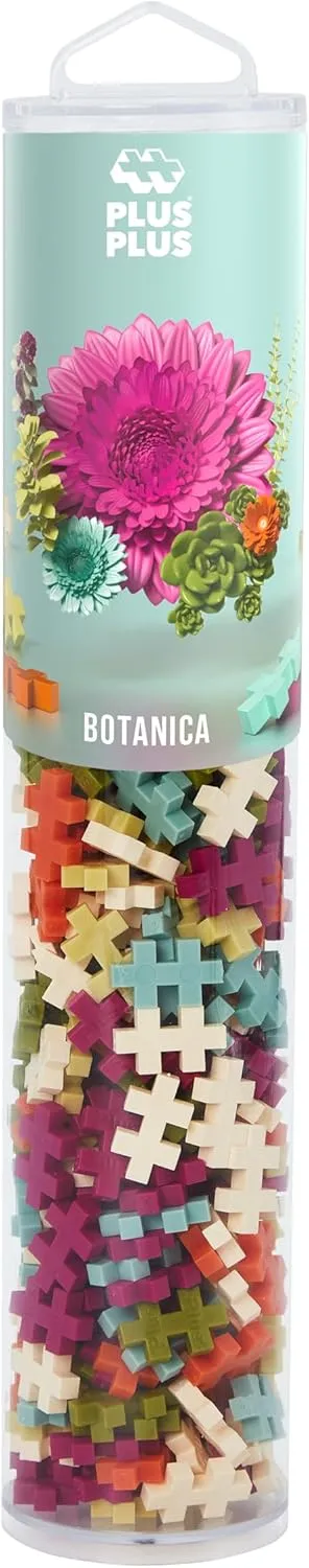 from 5 Years, 240 Pieces Plus-Plus accessory rent hurricane preschooler 4329 Ingenious Construction Toy, Colour Mix Botany, Creative Building Blocks Tube, Building Block Set for Children 