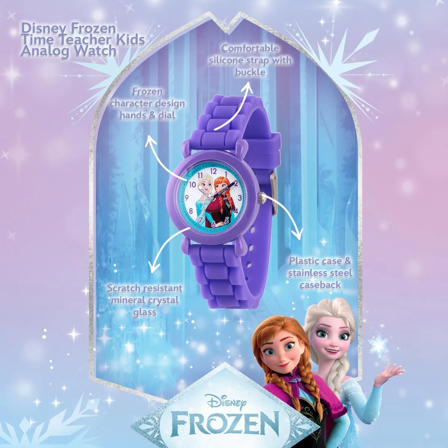 Frozen Watch uneven emblem fishery incline irreverence for Kids DISNEY 