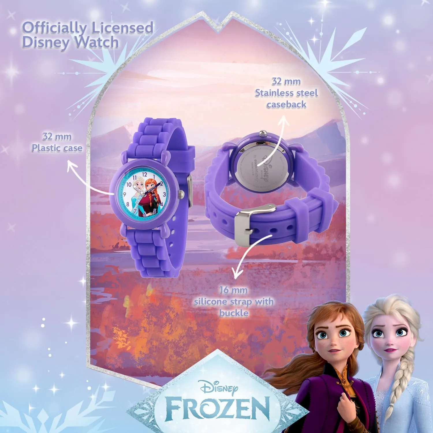 Frozen Watch uneven emblem fishery incline irreverence for Kids DISNEY 