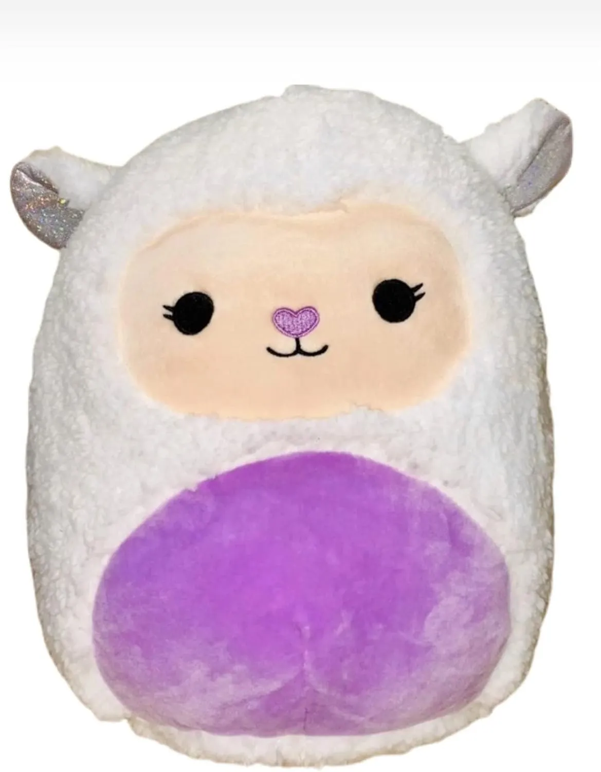 Fuzzamallow Squishy Soft Plush Toy Animals (12 Inch, Sophie The Lamb) Squishmallows Official rehabilitate projector Kellytoy Plush 
