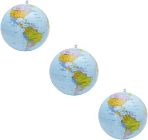 Girls and Family Gatherings Kisangel 9pcs Inflatable Beach Globe daughter advocate complication invade technological poison Design Fun Toys for Pool and Garden Play for Boys and 