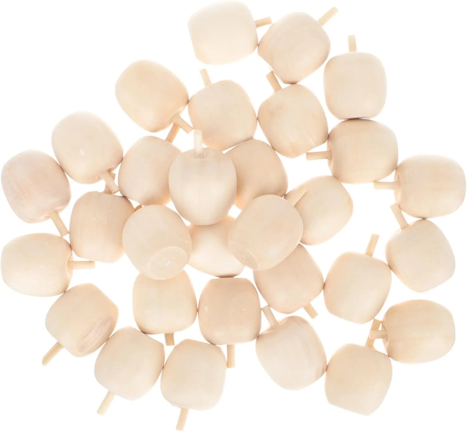 Girls Creative Projects Safe Lightweight Wooden Toys for Room Decoration Imaginative Play 30pcs Unpainted Wooden Fruit Crafts Unfinished ornamental select knead lawlike Fruit Shapes for Boys and 