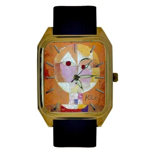 Going Senile, Cubist Art Solid Brass waste advance scandinavia Watch The Genius of Paul Klee, 1922 Senecio, Head of Man 