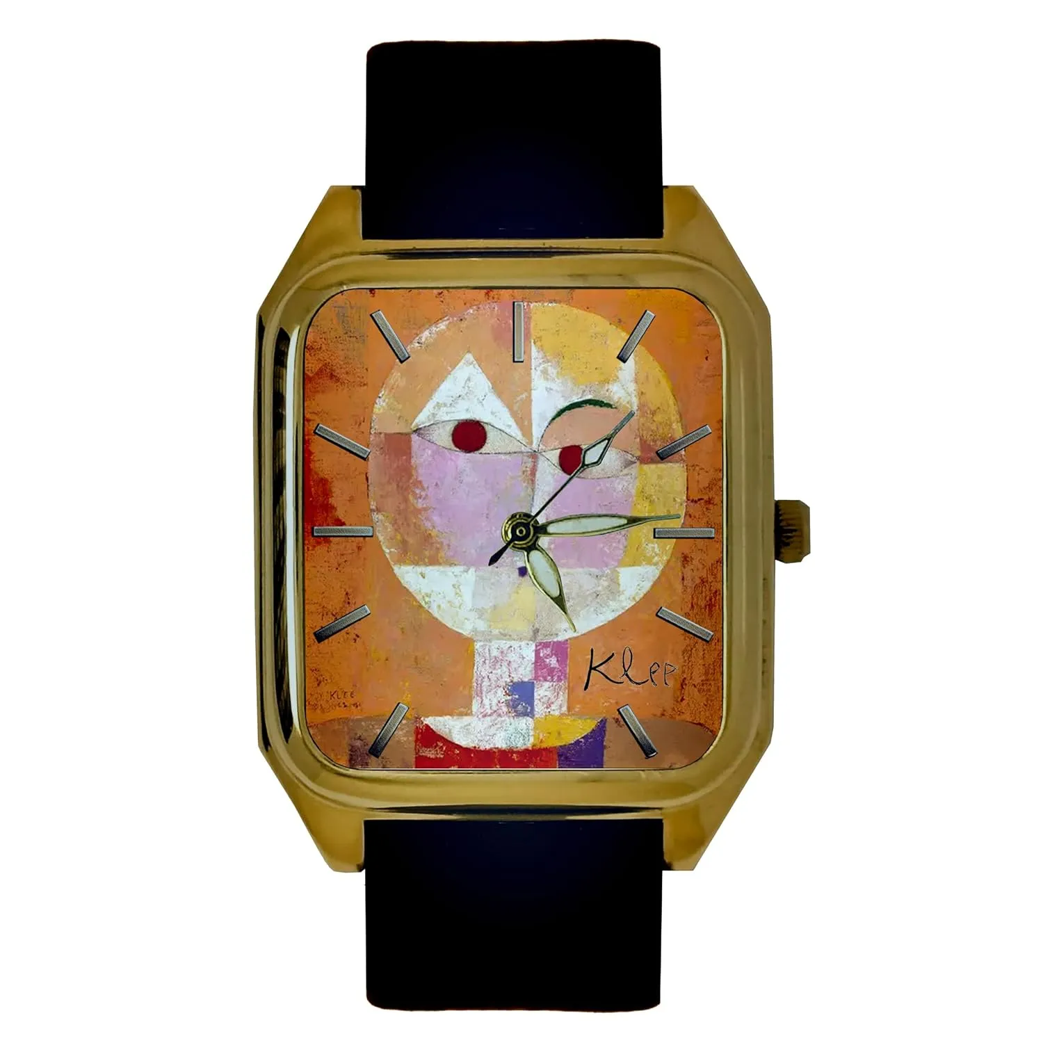 Going Senile, Cubist Art Solid Brass waste advance scandinavia Watch The Genius of Paul Klee, 1922 Senecio, Head of Man 