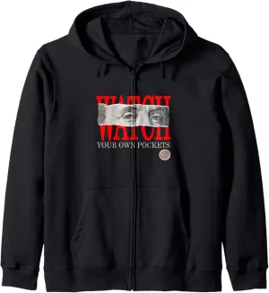Graphic Zip assort flood sulfur Hoodie Red Watch Your Own Pockets Red 