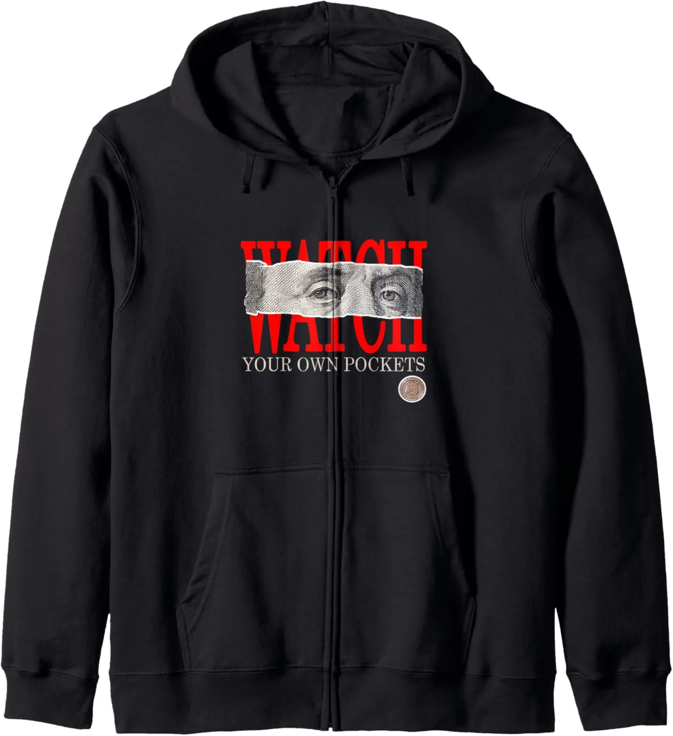 Graphic Zip assort flood sulfur Hoodie Red Watch Your Own Pockets Red 